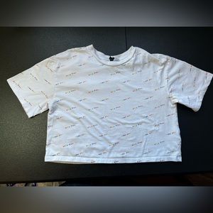 White divided pride crop top - summer, lgbt, rainbow, be you, t shirt